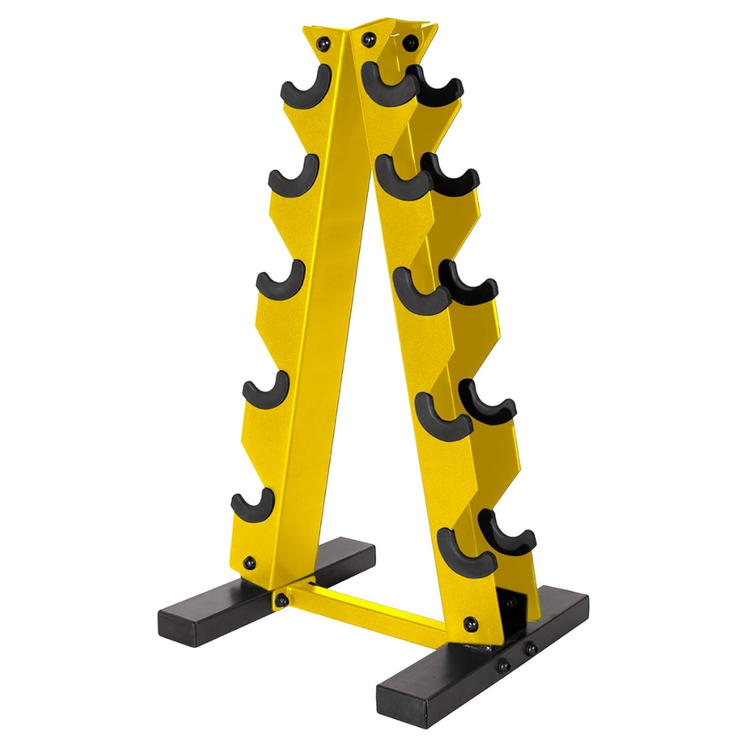 A Frame Dumbbell Rack for Compact Home Gym Storage