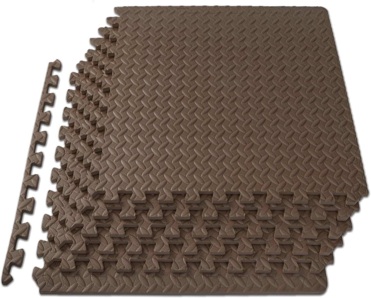Interlocking EVA Foam Floor Mat Set with Non-Slip Texture