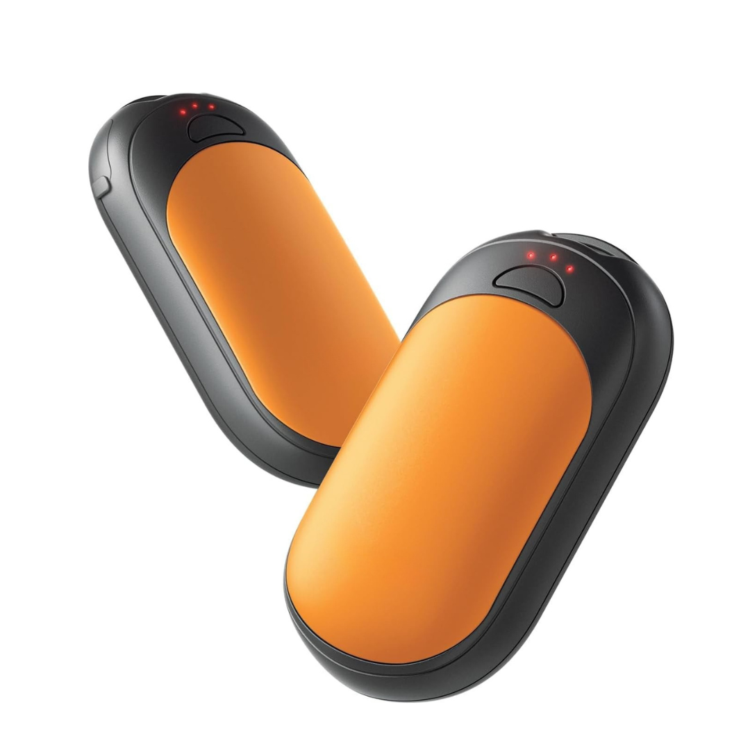 Rechargeable Aluminum Hand Warmer 2 Pack, USB-C, 3 Heat Mode