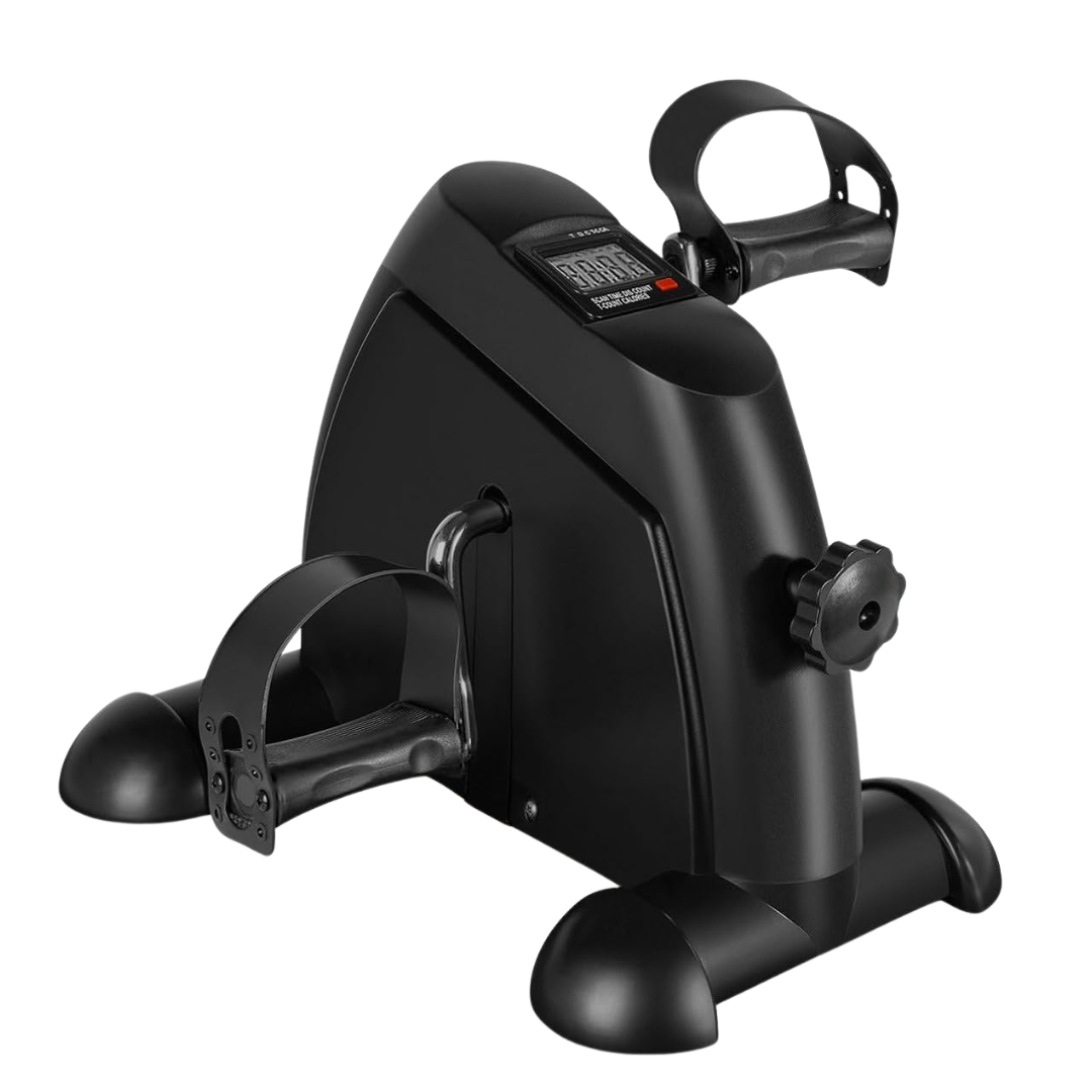 Mini Exercise Bike with Adjustable Resistance and LCD Display