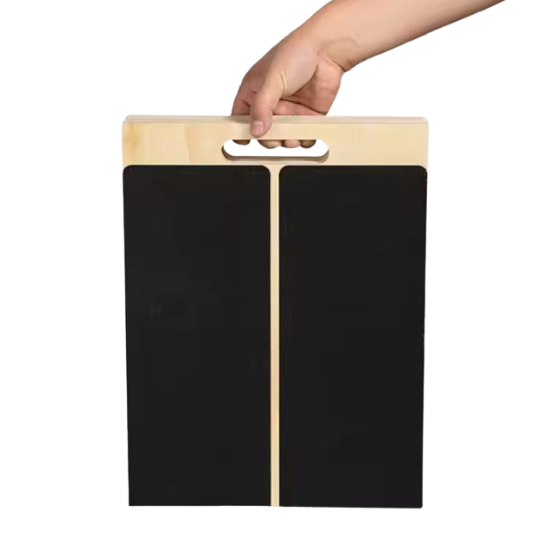 Adjustable Wooden Slant Board with Five Incline Levels