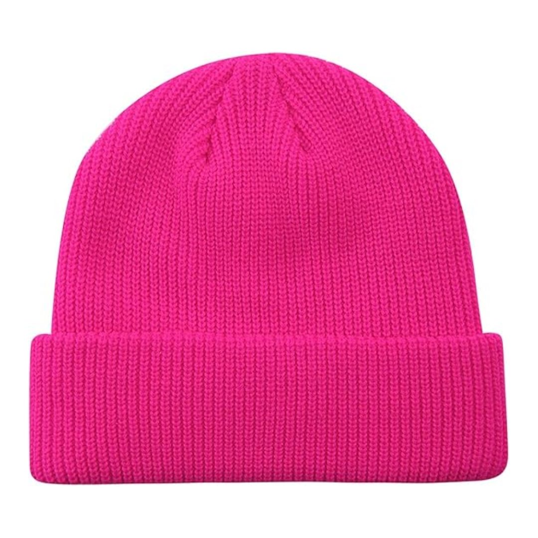 Classic Unisex Knit Beanie Hat for Winter Use