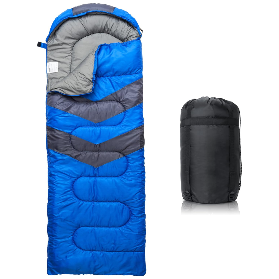 All-Season Sleeping Bag with Compression Sack
