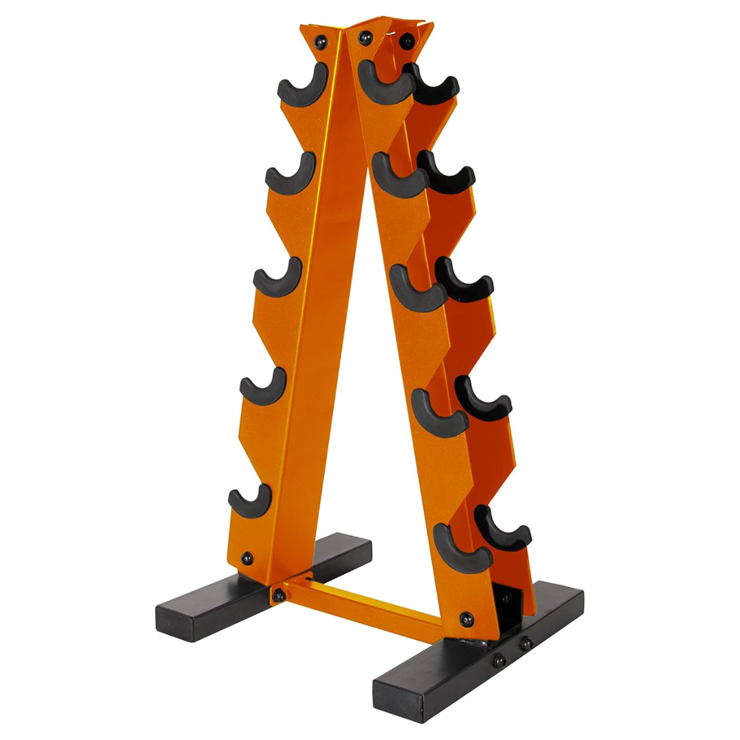 A Frame Dumbbell Rack for Compact Home Gym Storage