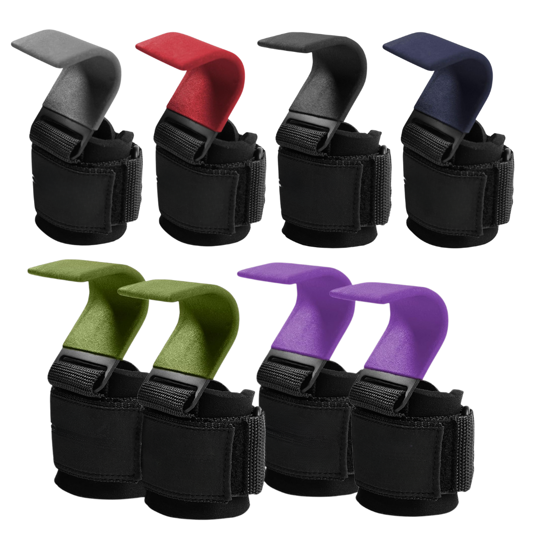 Adjustable Metal Lifting Hooks with Neoprene Wrist Support