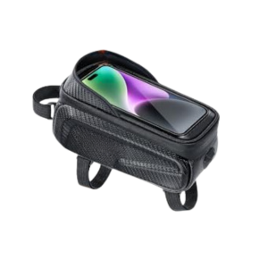 Bike Phone Mount with Storage Compartment