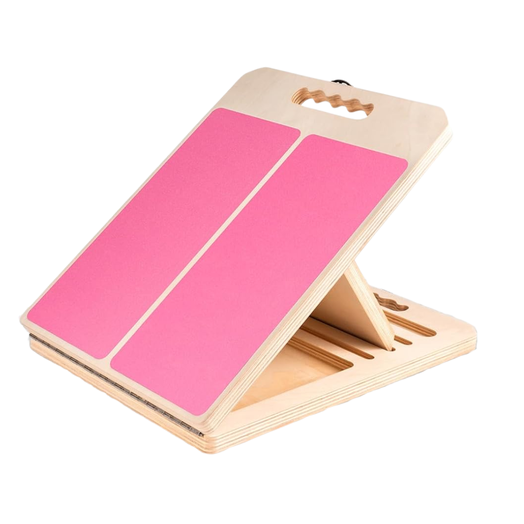 Adjustable Wooden Slant Board with Five Incline Levels