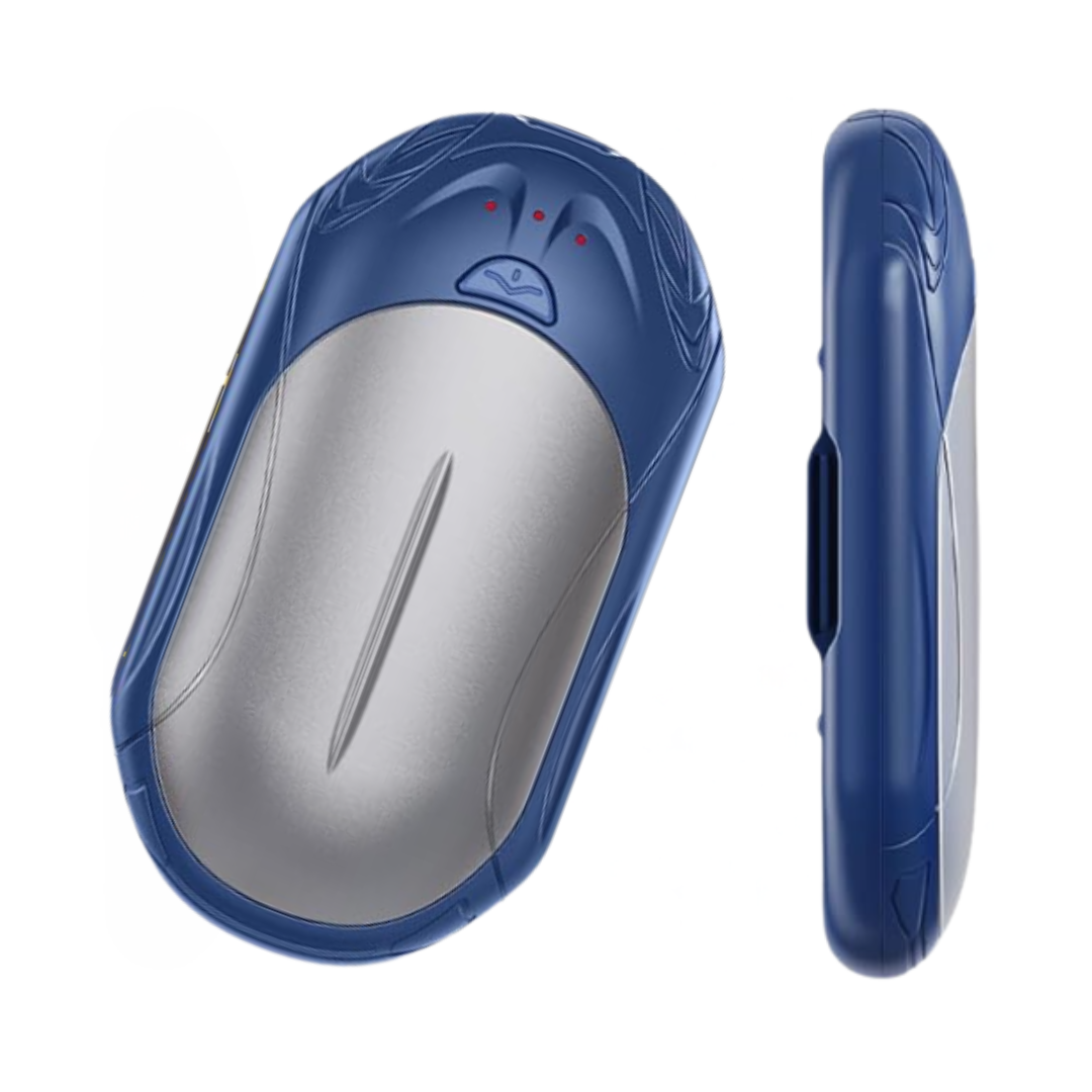 Rechargeable Two-Pack Hand Warmer Set with Adjustable Heat Levels