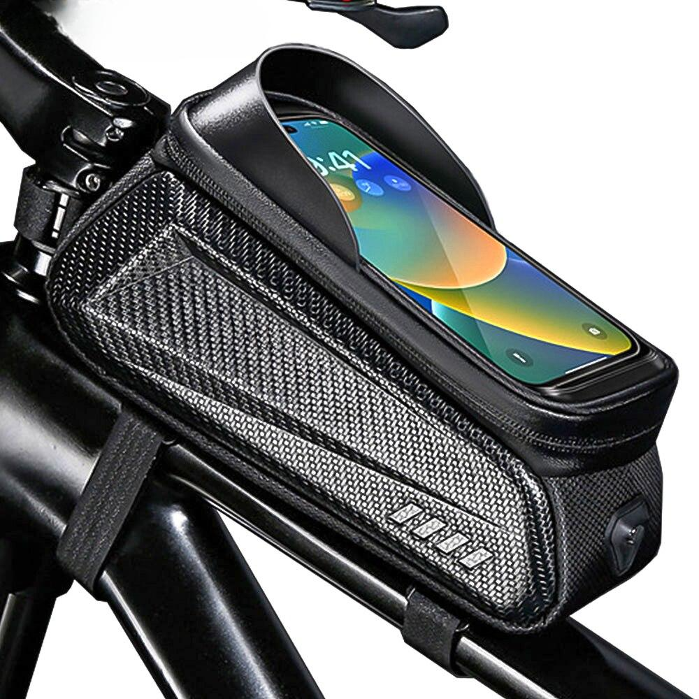 Bike Phone Mount with Storage Compartment